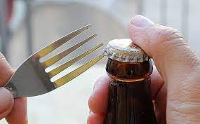 How To Open A Bottle With A Fork