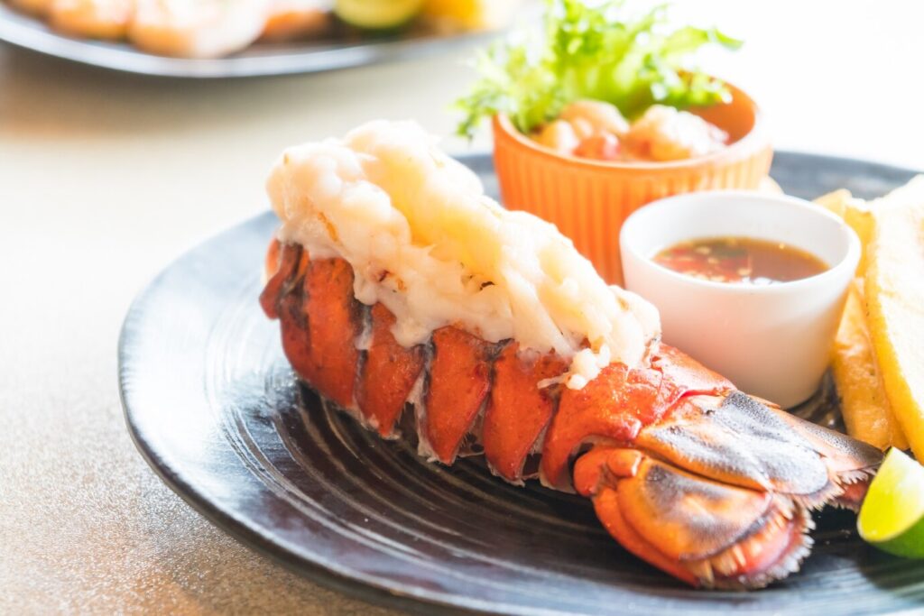 Preparing Lobster Tails for Cooking