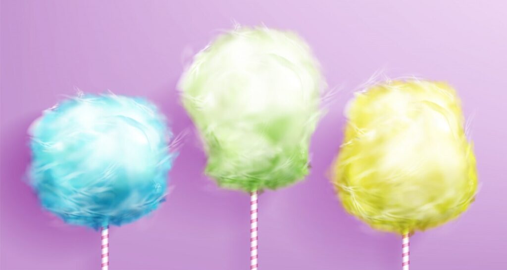 how are cotton candy grapes made